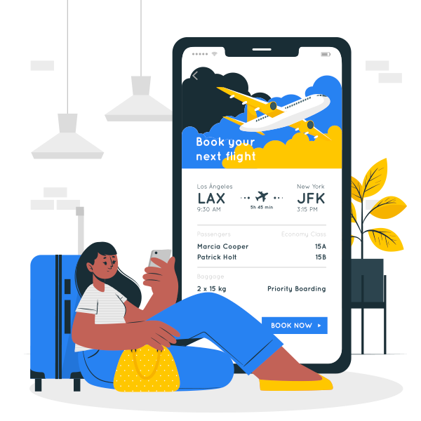 Online travel booking system