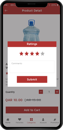 ratings and feedback