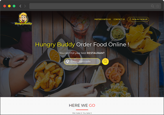 Hungrybuddy website